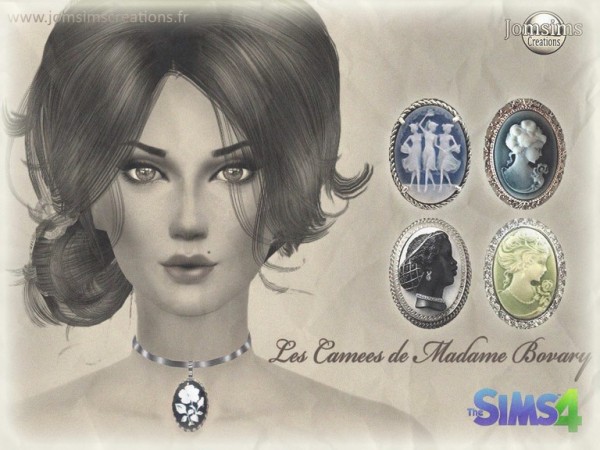  Jom Sims Creations: Les camées de madame bovary