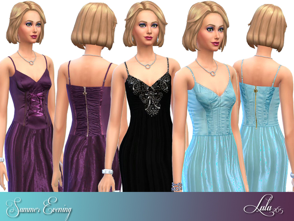  The Sims Resource: Summer Evening Wear by Lulu265