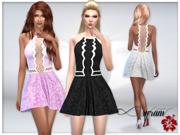  The Sims Resource: Summer Crepe Dress by EsyraM