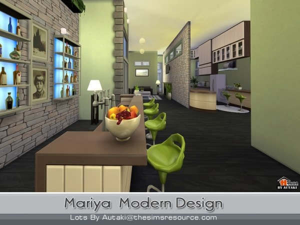  The Sims Resource: Mariya Modern Design by Autaki