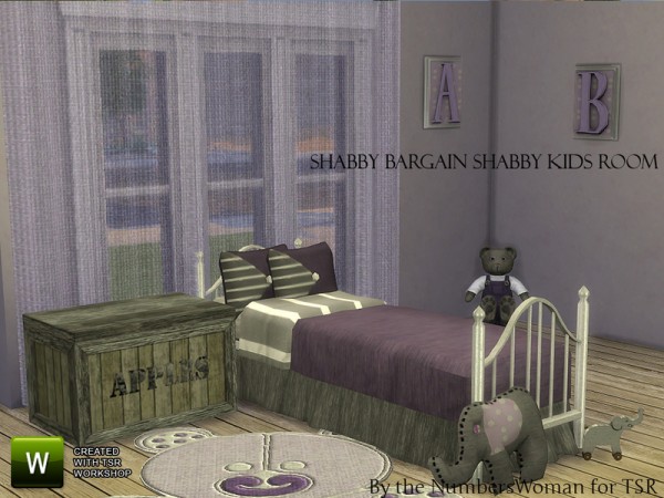  The Sims Resource: Shabby Bargain Shabby Chic Kids by TheNumbersWoman