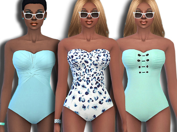  The Sims Resource: New Spring Line Swimwear by Pinkzombiecupcake