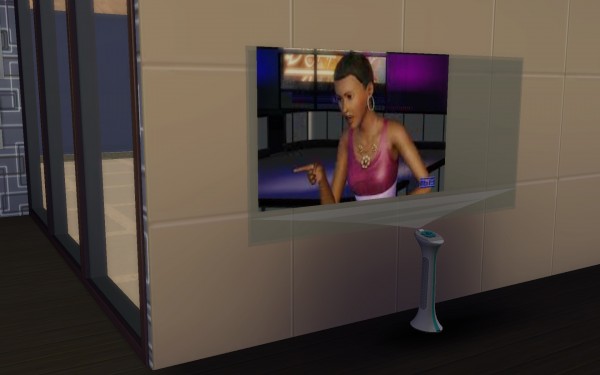  Mod The Sims: Dixie flatscreen hologram ts3 conversion by g1g2
