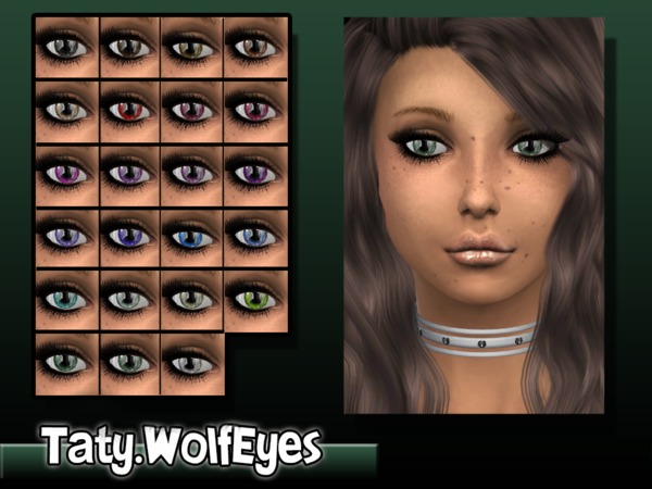  The Sims Resource: Wolf Eyes by Taty