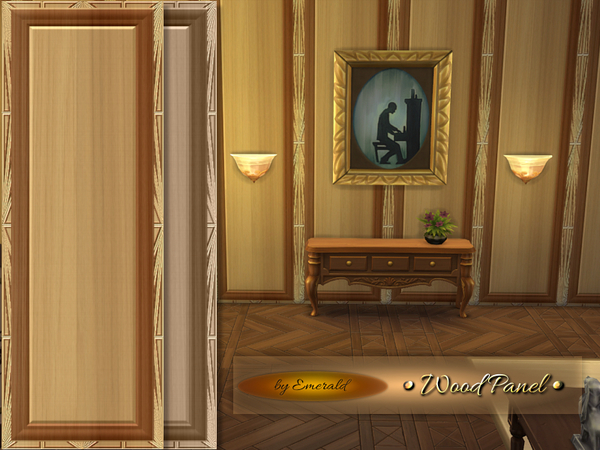  The Sims Resource: Wood Panel by Emerald