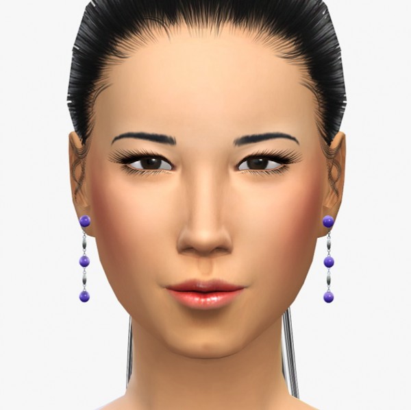  19 Sims 4 Blog: Earring Set 8