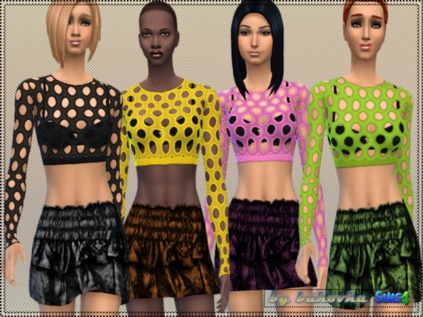  The Sims Resource: Set Frill and Crop by Bukovka
