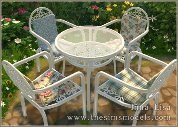  The Sims Models: A set of forged furniture