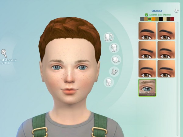  The Sims Resource: Eyebrows 11 CM by S Club