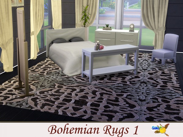  The Sims Resource: Bohemian Rugs by Evi