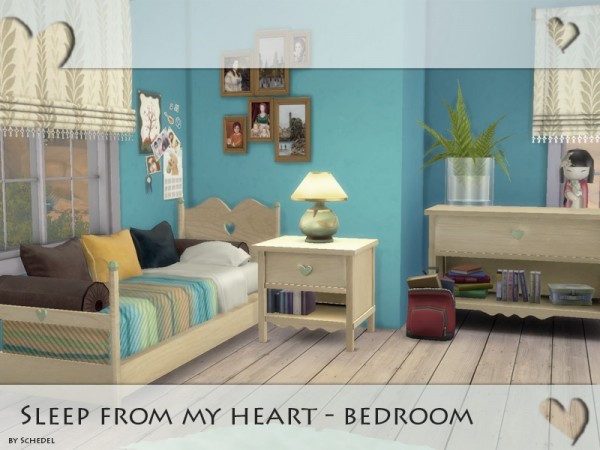  The Sims Resource: Sleep from my heart   Bedroom by Schedels Asylum