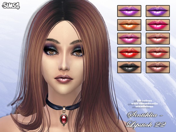 The Sims Resource: Lipstick 22 by Sintiklia