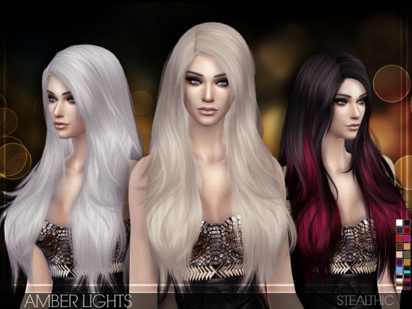 The Sims Resource: Stealthic - Amber Lights • Sims 4 Downloads