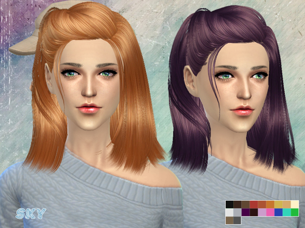  The Sims Resource: Hair 260 by Skysims