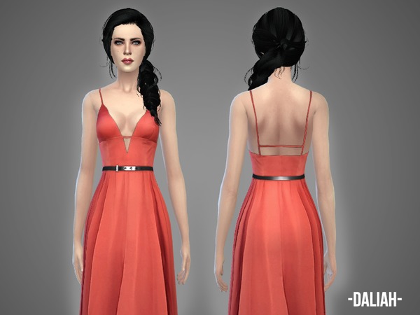  The Sims Resource: Daliah   gown by April
