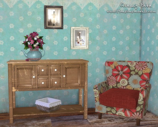  The Sims Models: A set of furniture and decor by Granny Zaza