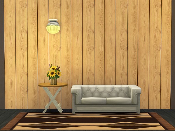  The Sims Resource: Wood Panels by Rirann