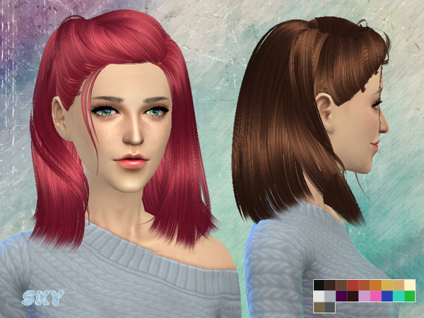  The Sims Resource: Hair 260 by Skysims