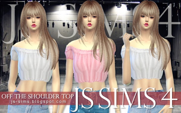  JS Sims 4: Off The Shoulder Top