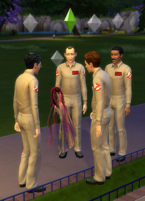  Mod The Sims: Ghostbusters 2 Pieces Suit by ironleo78