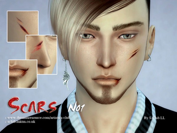  The Sims Resource: Scars 01 by S Club