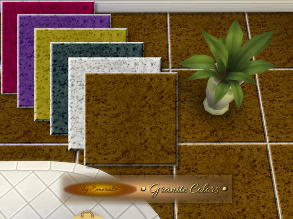  The Sims Resource: Granite Colors by emerald