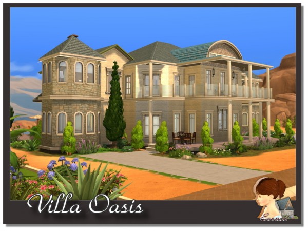 The Sims Resource: Villa Oasis by evanell