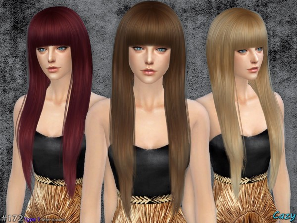  The Sims Resource: Izzy   Female Hairstyle by Cazy