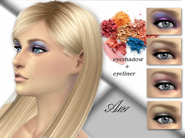  The Sims Resource: Eyeshadow 002 by Altea127