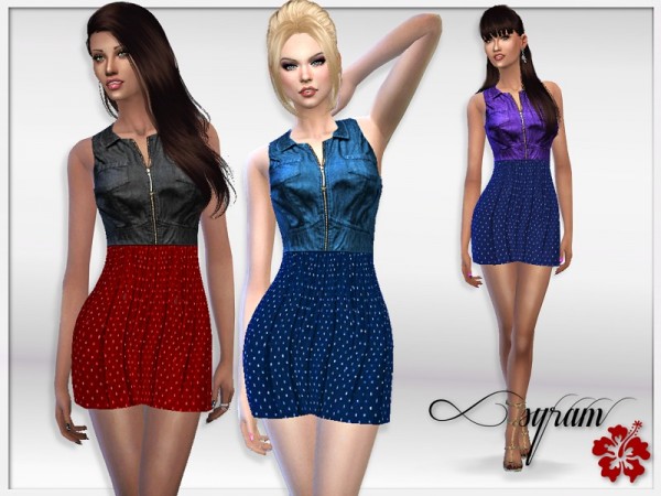  The Sims Resource: Two in one dress by EsyraM