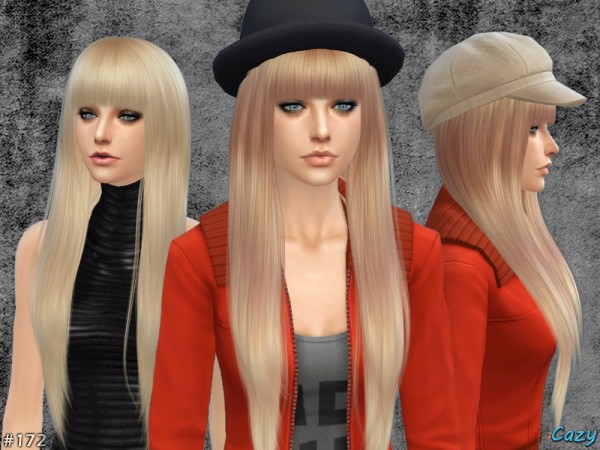  The Sims Resource: Izzy   Female Hairstyle by Cazy