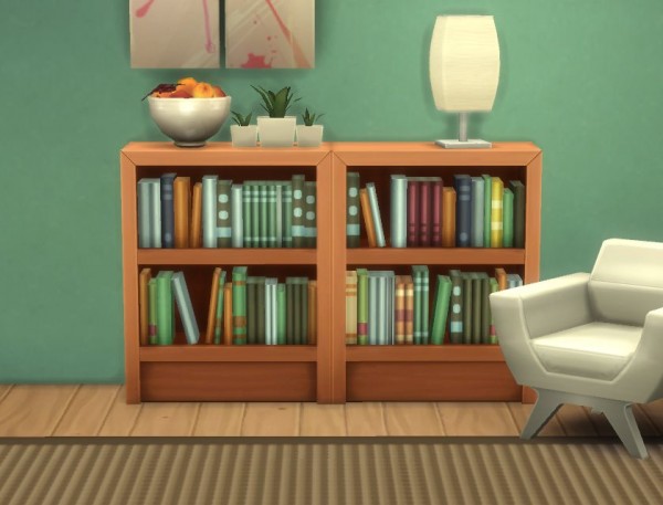  Mod The Sims: Moderate and Subordinate Intellect Bookcases by plasticbox