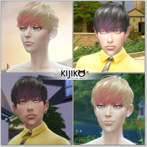 Kijiko: Short Hair With Heavy Bangs