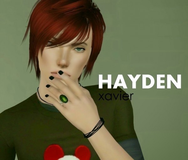  One Billion Pixels: Hayden Xavier TS4 Version Updated with Hair & Recolor