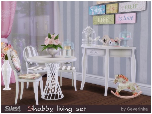  The Sims Resource: Shabby living set by Severinka