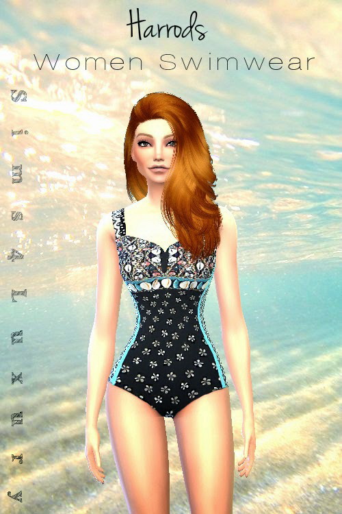  Sims4Luxury: Harrods Women Swimwear