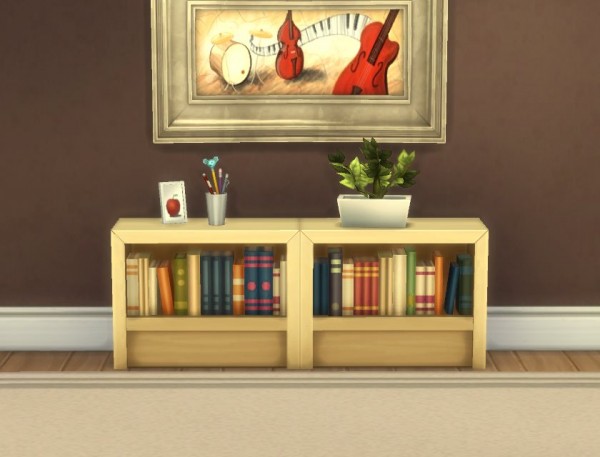  Mod The Sims: Moderate and Subordinate Intellect Bookcases by plasticbox