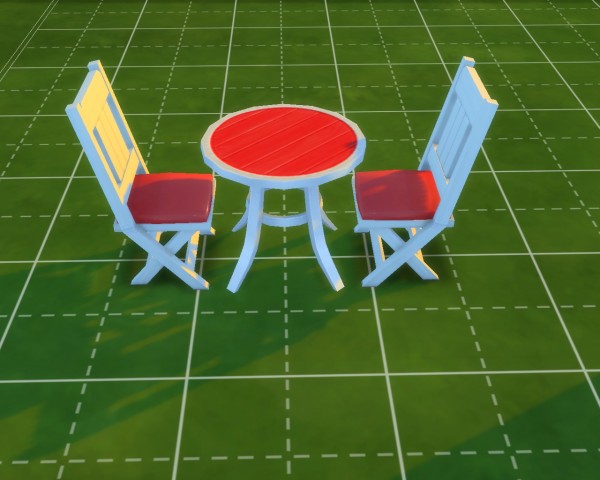  Mod The Sims: Table & Chair by mojo007