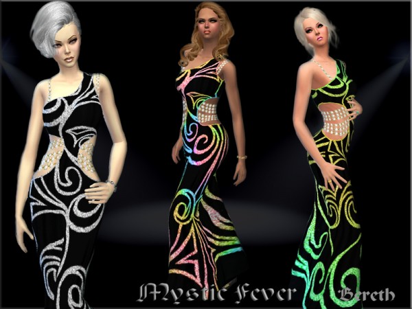  The Sims Resource: Mystic Fever/Dress by Bereth