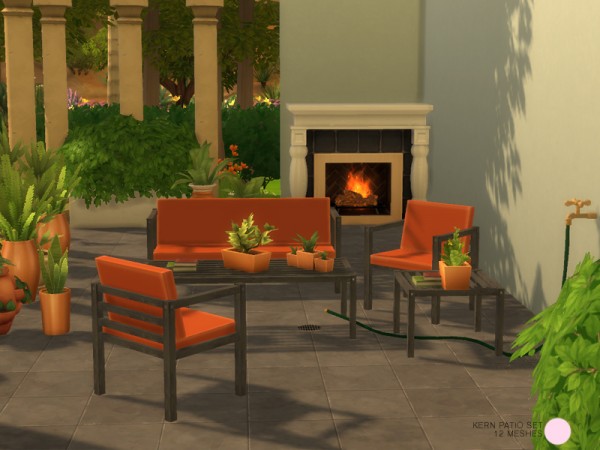  The Sims Resource: Kern Patio Set by DOT