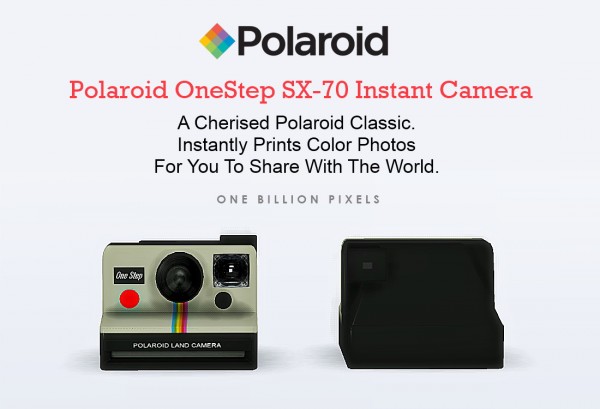  One Billion Pixels: Polaroid Cameras & Photos Wall Decor & Clutter