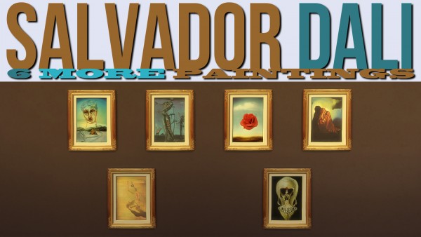  Mod The Sims: Salvador Dalí 6 More Paintings by ironleo78