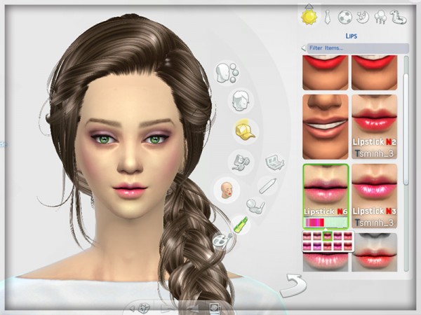  The Sims Resource: Sweet Candy Lipstick by Tsminh 3
