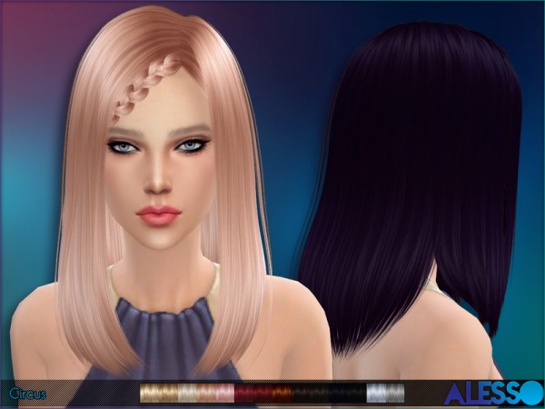  The Sims Resource: Alesso   Circus Hair