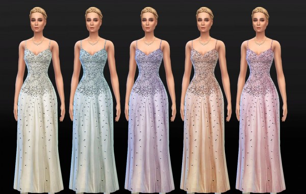  Lunararc Sims: Crystal   Beaded Wedding Dress