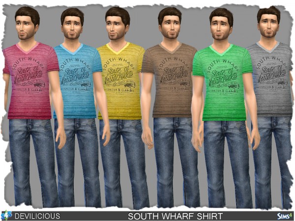  The Sims Resource: Printed Shirts Pack by Devilicious