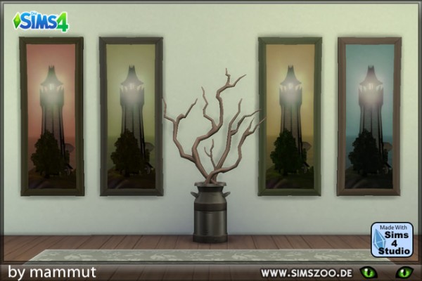 Blackys Sims 4 Zoo : Cappus Dragon Valley paintings by mammut