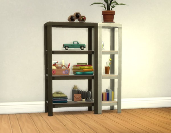  Mod The Sims: RAW Shelves by plasticbox