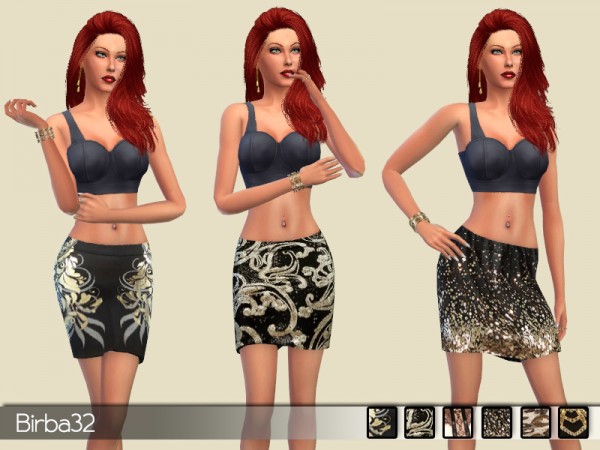  The Sims Resource: Triumph mini skirts by Birba