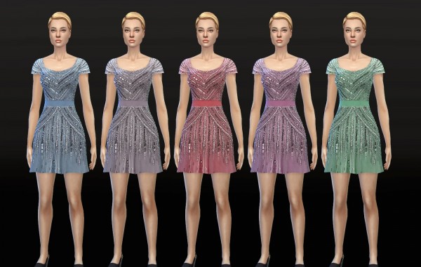  Lunararc Sims: Rendez Vous   Sequin Dress